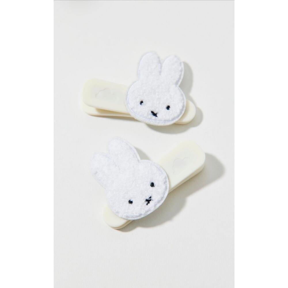 dearcloud x Miffy No Crease Styling Plush Hair Clips - Picture 6 of 7